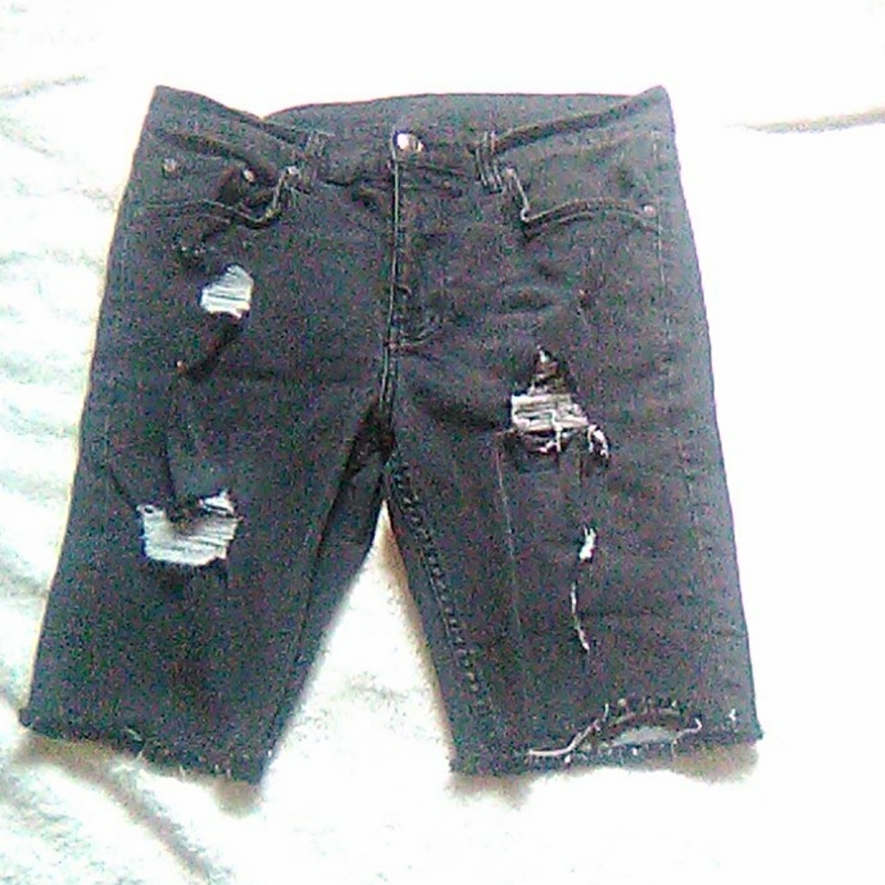 Men's distressed jean shorts (waist 30)